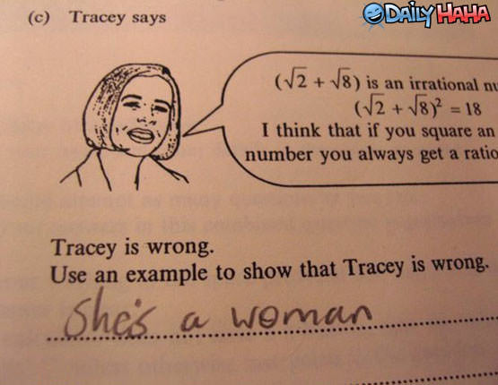 Tracey Is Wrong