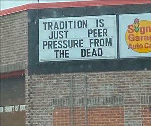 tradition is