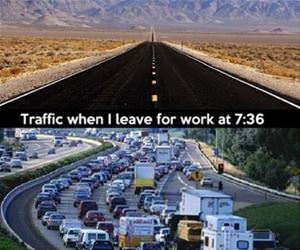 traffic in the mornings funny picture