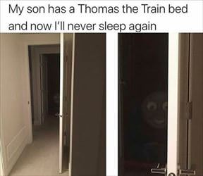 train bed