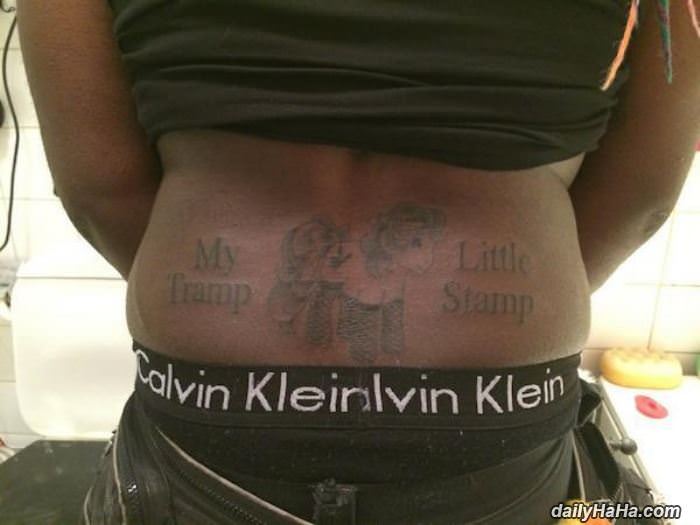 tramp stamp funny picture