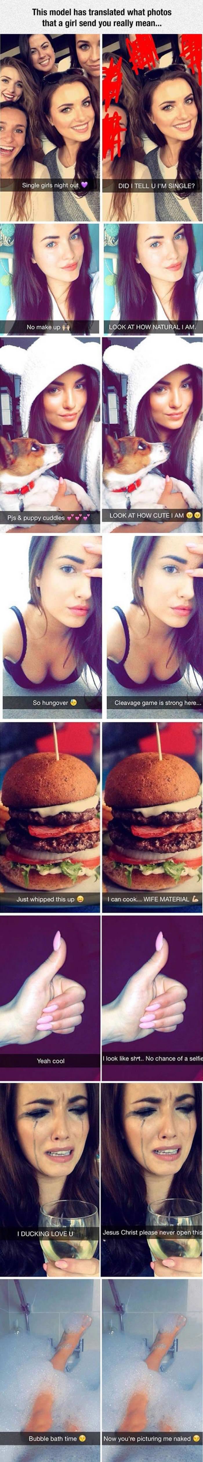 translated selfies funny picture