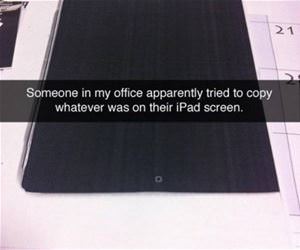 tried to copy ipad funny picture