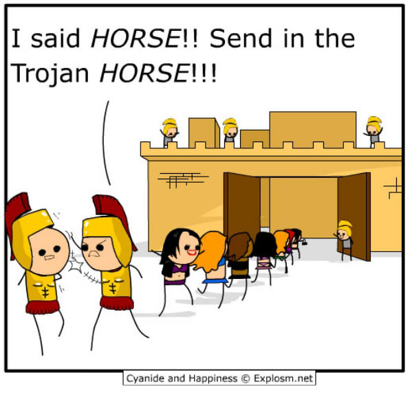 Trojan Horse Funny Pic