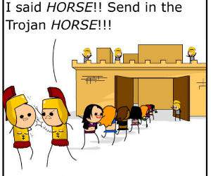 Trojan Horse Funny Pic