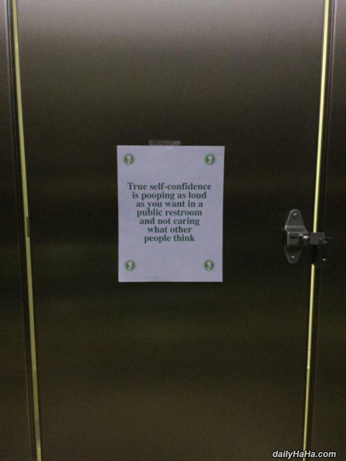 true self confidence funny picture