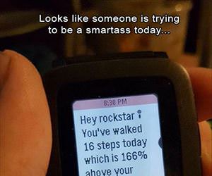 trying to be a smartass