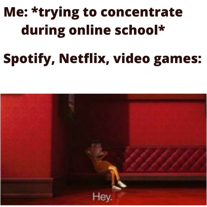 trying to concentrate