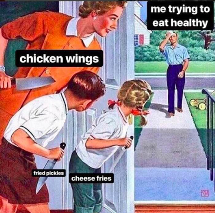 trying to eat healthy ... 2