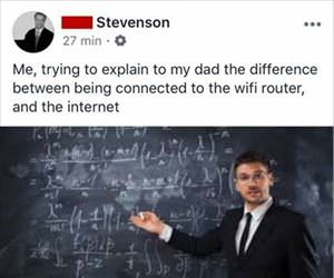 trying to explain the difference