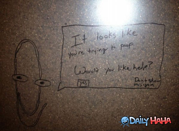 Pooping funny picture