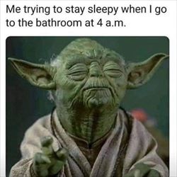 trying to stay sleepy