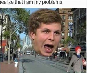 trying to run away from my problems funny picture