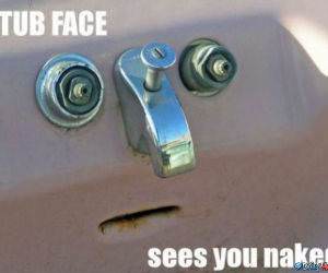 Tub Face funny picture