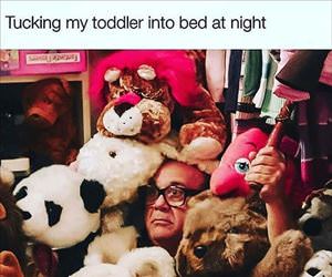 tucking in at night