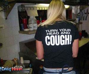 Turn head and cough Pic