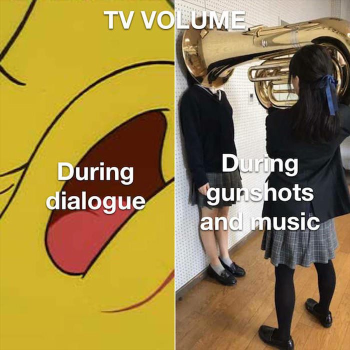 tv volume