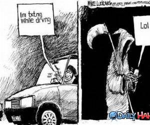 Txtng While Drvng funny picture