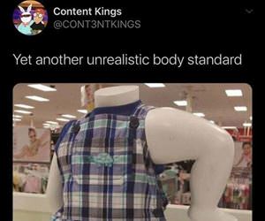 unrealistic body standard