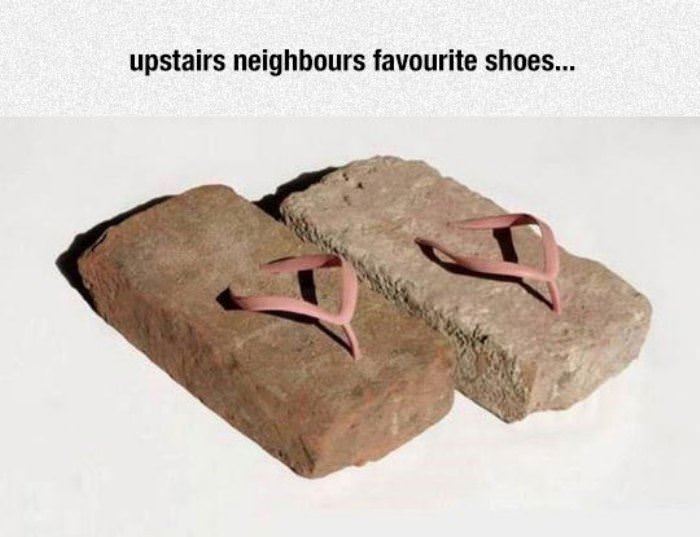 upstairs neighbor funny picture