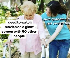 used to watch movies