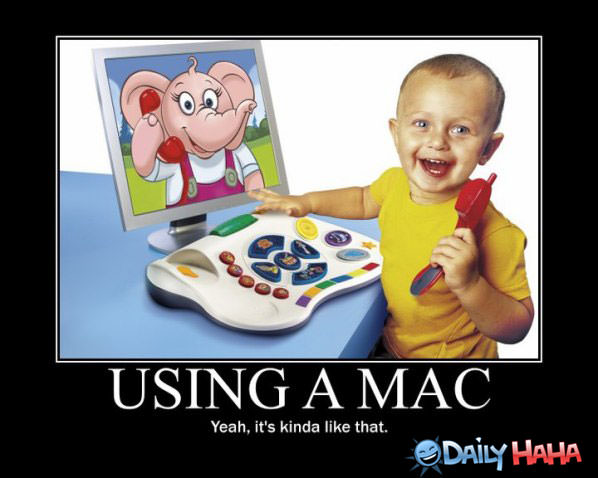 Mac Users funny picture
