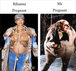 various pregnant people