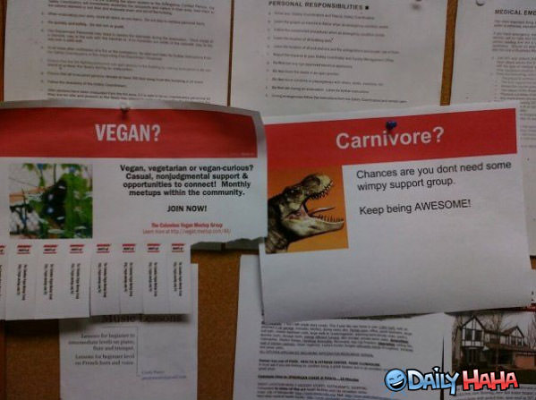 Vegan Carnivore funny picture