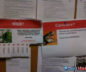 Vegan Carnivore funny picture