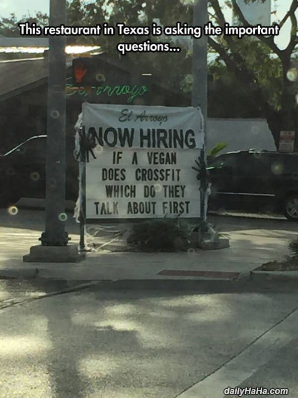 vegan doing crossfit funny picture