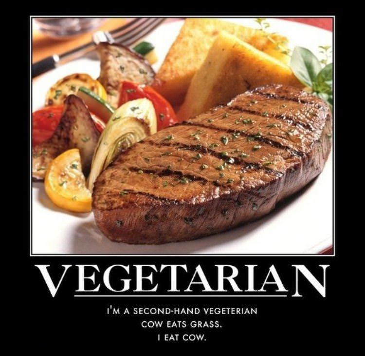 vegetarian funny picture