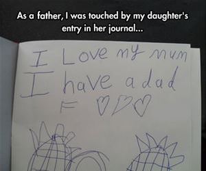 very touching journal entry funny picture