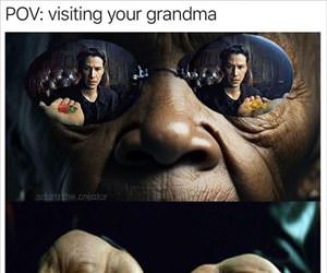 vibing with grandma