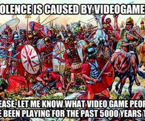 Violent Video Games funny picture