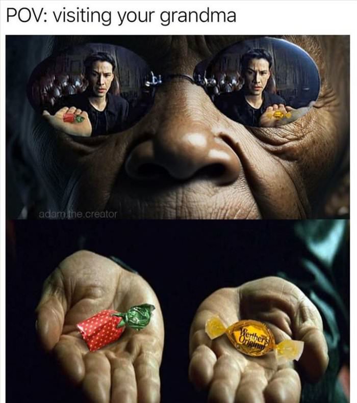 visiting grandma ... 2