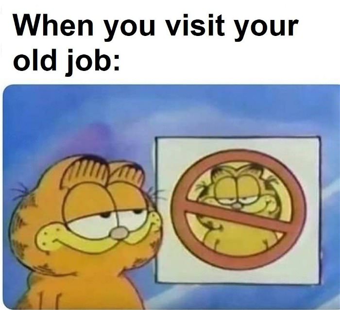 visiting your old job