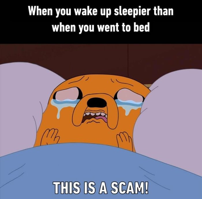 waking up sleepier