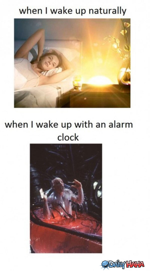 Waking Up funny picture