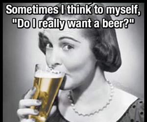 want a beer