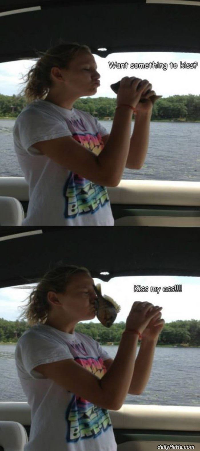 want something to kiss funny picture
