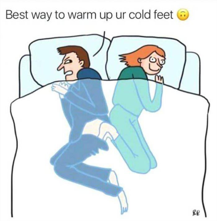 warming up your feet