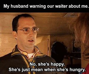 warning the waiter