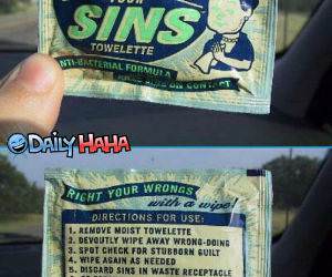 wash away sins