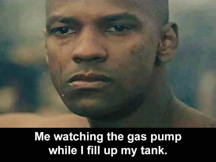 watching the pump