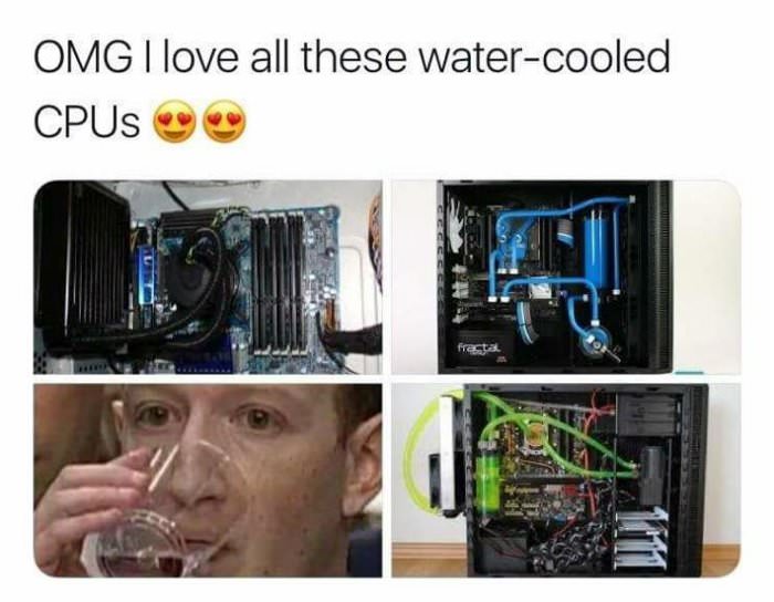 water cooled CPU