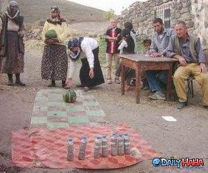 Watermelon Bowling