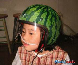 watermelon helmet