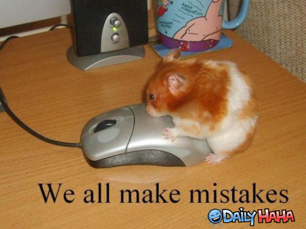 Mistakes Happen funny picture