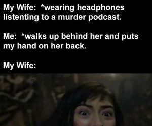 wearing headphones