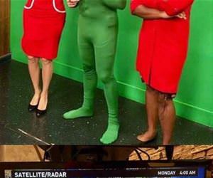 weatherman nailed his costume funny picture